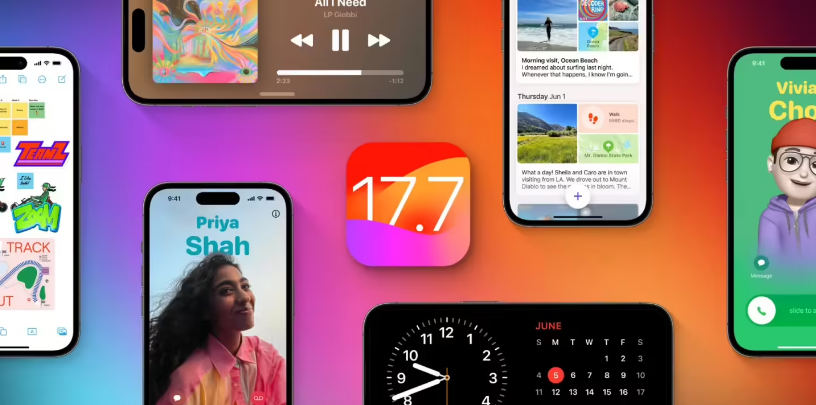 绩溪苹果手机维修分享苹果 iOS / iPadOS 17.7.1 正式版推送 